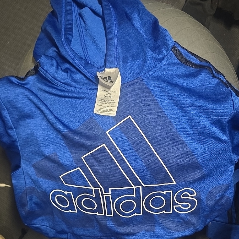 Adidas Vibrant Blue Pullover